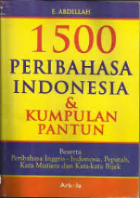 Image of 1500 Peribahasa Indonesia & Kumpulan Puisi
