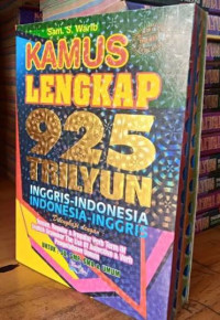 Image of Kamus Lengkap 925 Triliyun (Inggris-Indonesia, Indonesia-Inggris)
