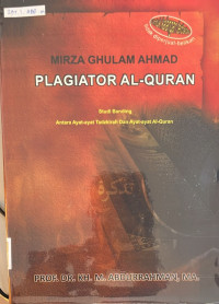 Image of Mirza Ghulam Ahmad Plagiator Al-Quran