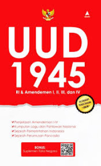 Image of UUD 1945 RI & Amandemen I,II,III dan IV